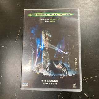 Godzilla (1998) DVD (VG+/M-) -toiminta/sci-fi-